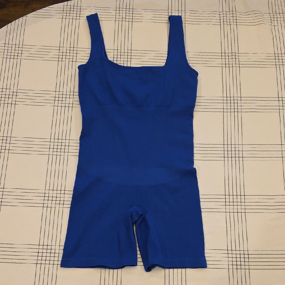 Chic Blue Women's Romper